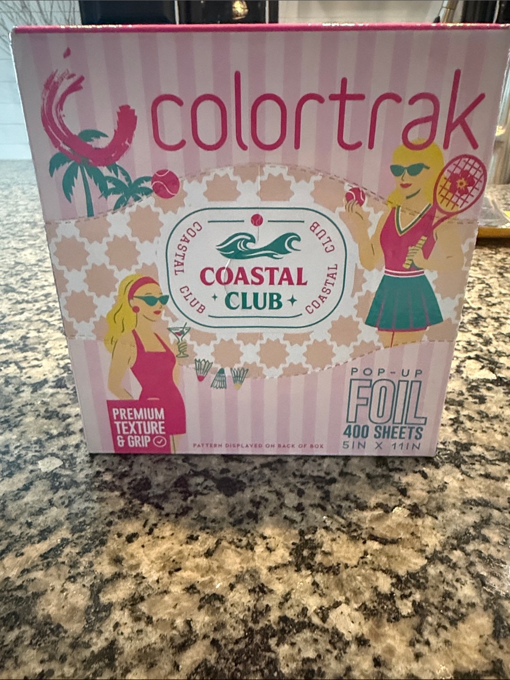 Colortrak Coastal Club Pop-Up Foil Tissue